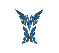 6292 - autocollant de protection pour réservoir radical compatible avec universal universal COULEUR BLEU