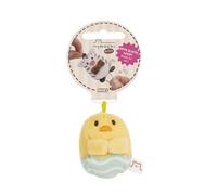 62926 Poussin Tschieps, 5 cm, avec Rayures, Jaune, Peluche Douce et Mignonne pour câliner et Jouer, pour Enfants et Adultes, idée Cadeau