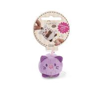 62930 Doudou Chat Angy, 5 cm, Violet, Peluche Douce, Adorable Peluche pour câliner et Jouer, pour Enfants et Adultes, idée Cadeau
