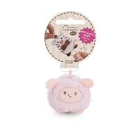 62932 Doudou Mouton Wools, 5 cm, Rose, Peluche Douce, Adorable Peluche pour câliner et Jouer, pour Enfants et Adultes, idée Cadeau
