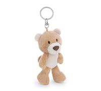 62940 Porte-clés Ours Finni 10 cm, Caramel, Compagnon en Peluche pour Sac à Dos ou Sac, Porte-clés pour Petits et Grands
