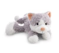 62965 Doudou Chat, Felli, 50 cm, Gris, Peluche Douce, Adorable Peluche pour câliner et Jouer, pour Enfants et Adultes, idée Cadeau