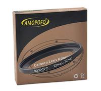 62mm à 72mm filtres Bagues d'adaptation,pour objectifs Canon,Nikon,Sony,Fuji,objectifs d'appareils photo et filtres UV,ND,CPL,fabriqué à partir de CNC avec finition galvanisée noire mate