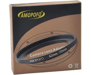 62mm to 72mm Metal Filter Ring, 62mm to 72mm Step Up Filter Adapter for Camera Lens with 62mm Filter Thread to 72mm Filter Ring.