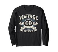 62nd Birthday Vintage Born in 1964 Man The Myth The Legend Manche Longue