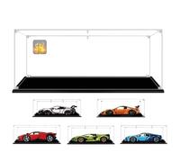 62x30x20cm 3mm Vitrine Acrylique pour Lego Voitures Modèles 1/8 42083 42115 42143 42056 76139 42172,Grand Boîte de Présentation Transparente