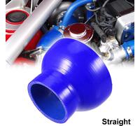 63-102mm 2.5"-4" ID Droit Coupleur Silicone Tuyau Bleu pour Voiture Auto