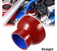 63-102mm 2.5"-4" ID Droit Coupleur Silicone Tuyau Rouge pour Voiture Auto