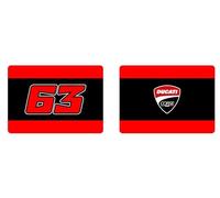 63 Bracelet Bagnaia - Ducati Dual Line, Unisexe, Taille Unique, Multi