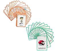 63 Cartes Éclair Adjectifs et Insectes en Anglais, Matériel Montessori pour l'enseignement de l'Anglais (ESL), Homeschool et Thérapie Autisme