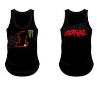 63 Dual Monster Bagnaia Tanktop,Woman,Noir,S
