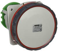 ♚63 iec - Socle 10o hp 3 pôles + terre 125A 400v 6h