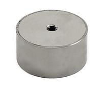 63 mm de diamètre x 31,5 mm d'épaisseur en acier inoxydable Encased N42 Neodymium Magnet - 80 kg Pull (Pack de 1)