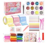 63 Pièces Nano Tape Bubble Kit, 3 Ruban Adhésif Nano Magique+60 Paquets De Matériel De Luxe, Double Face Transparent, Nano Tape Squishy pour Adultes et Enfants, Kit Creatif Enfant, Cadeau de Fête