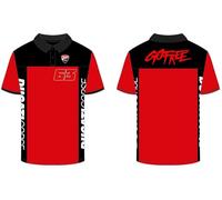 63 Polo Bagnaia - Ducati Dual Line, Homme, L, Noir