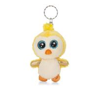 63023 Porte-clés Lubschis Oiseau Sunita 9 cm, Jaune, Compagnon en Peluche pour Sac à Dos ou Sac, Porte-clés pour Petits et Grands