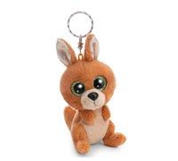 63042 Porte-clés Lubschis Kangourou Kanni-Manni 9 cm, Marron, Compagnon en Peluche pour Sac à Dos ou Sac, Porte-clés pour Petits et Grands