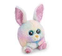 63050 Glubschis Peluche Lapin Arc-en-Ciel 13 cm, Colorée, Peluche Douce et Mignonne, pour Les câlins et Les Jeux, pour Enfants et Adultes, idée Cadeau