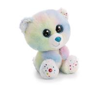 63059 Glubschis Ours Arc-en-Ciel Snoomi, 25 cm, Multicolore, Peluche Douce et Mignonne, pour câliner et Jouer, pour Enfants et Adultes, idée Cadeau