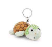 63060 Porte-clés, Motif De Tortue, 10 cm, Vert, Compagnon Fidèle en Peluche pour Sac À Dos Ou Sac, pour Petits Et Grands