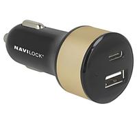 63069 Alimentation USB USB Prise A, USB C Prise Sp. Courant : 12-24VDC NAVILOCK
