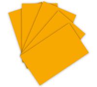 [6316] folia Pack 50 Feuilles Papier Couleur A3 130g Jaune Foncé