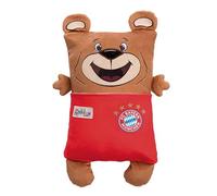 63177 Peluche Berni du FC Bayern Munich réversible, Cosidoos, 30 x 20 cm, Marron, Peluche Douce et Mignonne, idéale pour Les câlins et Les Jeux, pour Enfants et Adultes