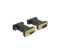 Adaptateur DeLOCK 63326 VGA(D-Sub) Mâle vers VGA(D-Sub) + USB Femelle Noir - Résolution max. 2560x1600 - Dimensions 34x62x15mm