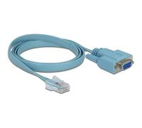 [63341] Delock Câble Adaptateur RS-232 DB9 Femelle (à visser) - RJ45 Mâle 1m ...