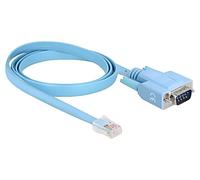 63353 Câble D-Sub 9pin Mâle, RJ45 Mâle PVC 1m Bleu DELOCK