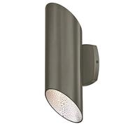 63488 Luminaire mural d'extérieur, lampe en plongée et contreplongée à LED à intensité variable, finition graphite poli