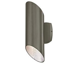 63488 Luminaire mural d'extérieur, lampe en plongée et contreplongée à LED à intensité variable, finition graphite poli