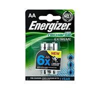 Batterie Rechargeable, Extrême Ni-MH AA 2300MAH 2 Paquet, Energizer, 634998