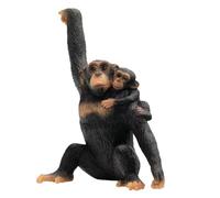 Bullyland Figurine Chimpanzé avec bébé – 12 cm