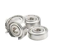 635ZZ 635 2RS Bearing 5x19x6 mm 10Pcs 635 ZZ 635 RS Flange Bearing For Strong Industrial Motors High Speed(S635ZZ Stainless)