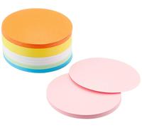 MAUL cartes d'animation rondes 95 mm (250 pièces) | Cartes en papier en forme de cercle | Idéales comme aide pour les présentations et les ateliers | Utilisables sur les deux faces | Couleur