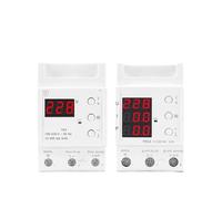 63A 230V Din Rail Adjustable digital Over Under Voltage Relay Surge Protector Limit Over Current Protection Protective Device NWPNLXEA(V Protector)