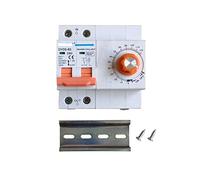 63A 240V A minuterie de disjoncteur de qualité minuterie mécanique 1 Fois Plage de réglage de Temps Marche/arrêt 1min-2H for Les Gros appareils Pompes domestiques etc. (Color : 220V 63A Max)