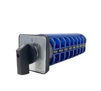 63A 6 Poles Cam Switch Changeover Rotary Combination Knob Master Control Circuit 1-0-2 Position YMW26 LW28 LW26-63/6 NWPNLXEA(Customize)