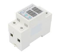 63A Double LED Display Voltage Current Protector with Overvoltage Under