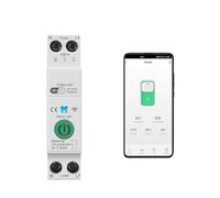 63A MCB Smart Circuit Breaker Over Current Under Voltage Protection Power Metering Wireless Remote Control Switch AUOQKQUT