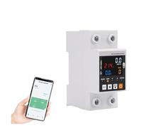 63A Smart Circuit Earth Leakage Over Under Voltage Protector Relay Device Switch Breaker Power kWh Meter NWPNLXEA