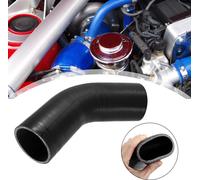63mm 2.5" ID 45 Degré Silicone Voiture Réducteur Tuyau Coupleur Tube Noir