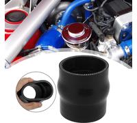 63mm 2.5" ID Droit Silicone Voiture Réducteur Tuyau Coupleur Tube Noir