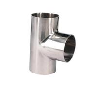 63mm 2.5" O/D 304 Stainless Steel Weld Tee Connector Pipe Fitting