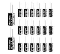 63V 100µF 50/60HZ Condensateurs électrolytiques, Aluminium Electrolytic Capacitors,8x12mm,Capacitors 100uF 63V Convient à une variété d'applications électroniques,d'alimentations à découpage 20pcs