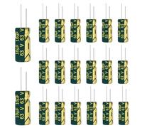 63V 10µF 50/60HZ Condensateurs électrolytiques,Aluminium Electrolytic Capacitors,5x11mm,Capacitors 10uF 63V Convient à une variété d'applications électroniques,d'alimentations à découpage 20pcs