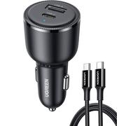 63w Chargeur Voiture 45w Pps Allume Cigare Usb C 30w Pd Qc 3.0 Compatible Avec Iphone 16 Plus Pro Max 15 14 13 12 Galaxy S24 Ultra A15 A05s Macbook Ipad Air Mini
