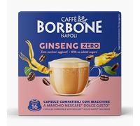64 Capsules Café borbone Compatible Avec Nescafe Dolce Gusto Ginseng Zero Sans Sucres Ajoutés - L'Emporio Du Café