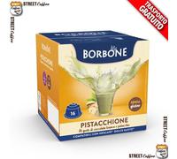 64 Capsules Caffe Borbone compatibles avec Nescafe Dolce Gusto Pistacchione avec chocolat blanc et pistache - L' Emporio del Caffè